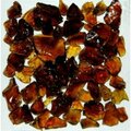 American Specialty Glass Recycled Chunky Glass, Amber Brown - Size 1 - 0.13-0.25 in. - 10 lbs TAMBERB1-10